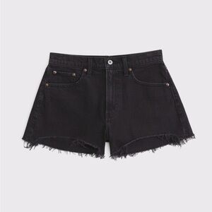 Abercrombie Black Denim Women Shorts
